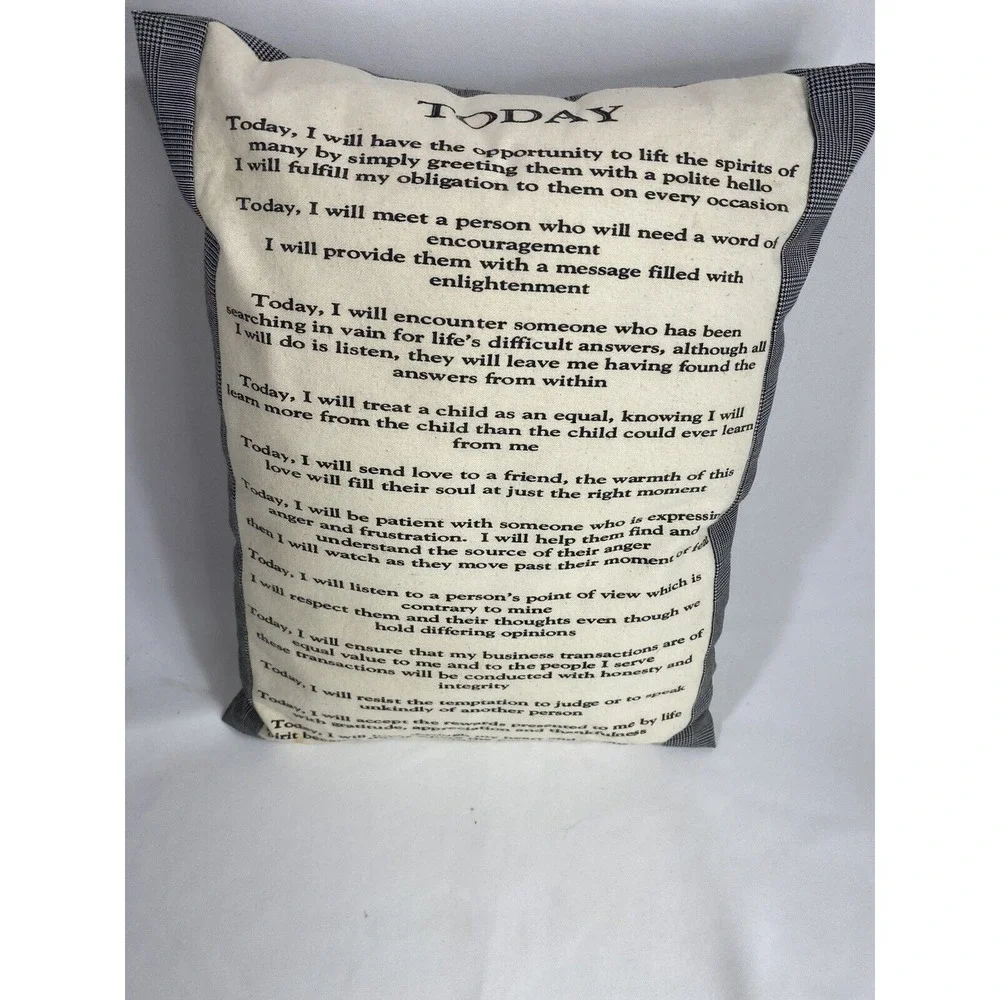 Unbranded Vintage Today Throw Pillow 16x12 Multicolor Cottagecore Decor‎ Linens
